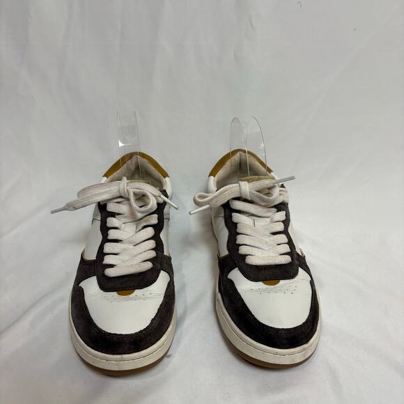 Madewell Court Sneakers White Leather & Spotted Calf Hair Women’s Size 7 - Picture 9 of 9